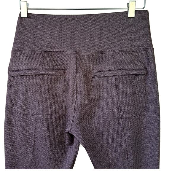 ATHLETA Delancey Herringbone Legging Tight Medium Casual Athleisure Brown - Picture 7 of 9